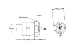 Helm Pump Rear Mount UP33R