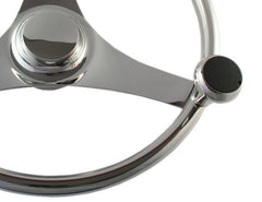 Steering Wheel S/S w/knob 390mm