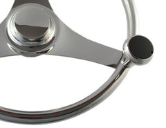 Steering Wheel S/S w/Knob 340mm