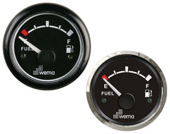 Gauge Fuel Level Black S/S 0-190 Ohms