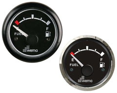 Gauge Fuel Level Black S/S 0-190 Ohms