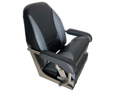 Seat Mojo Deluxe Flip-Up S/S Dk Grey/Wht