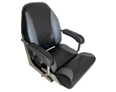 Seat Mojo Deluxe Flip-Up S/S Dk Grey/Wht