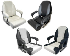 Seat Mojo Deluxe Flip-Up S/S Dk Blue/Wht