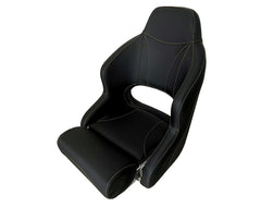 Seat H52 Flip-Up Carbon Black/Yell. Stitch
