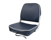 Seat SC40 Fold Dk Blue/Off Wht Piping