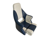 Seat MB70 Flip-up Off Wht/Dark Blue