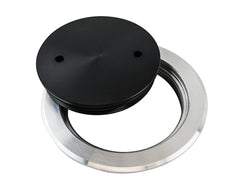 Deck Plate Weld-On w/Acetal Lid Wht 200mm