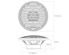 Speakers EC121 Economy Series 6.5 Wht
