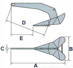 Anchor Power Fixed Head 32kg