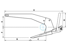 Anchor Rocna Galv 70kg