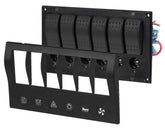 Switch Panel LED 6 Way - C/Breaker