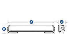 LED Light Bar EX2 Dbl Row (30) 760mm