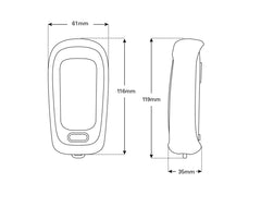 Quick Handheld Radio RRC H02+ 869Mhz