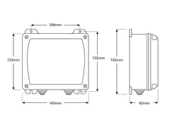 Quick Radio Receiver RRC R12+ 869MHz