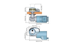 Windlass DP2 1000w 12v 6mm