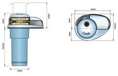 Windlass DP2E 500w 12v GD 8mm