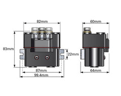 Solenoid (T6315-12) 150A 12v