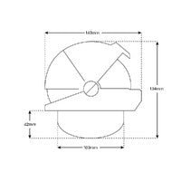 Compass OS105 Fl Flat Wht