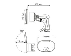 Shower Mixer Set Twin Chr