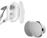 Shower Mixer Set Twin Wht