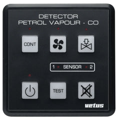 VETUS Petrol vapour & carbon monoxide detector 12/24 V, incl. sensor PD1000