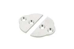 VETUS Set of 2 stainless steel end pieces for rubbing strake type POLY4S  POLYSE