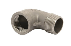 VETUS Elbow 90°, stainless steel (AISI 316), male - female G1'' QS050106