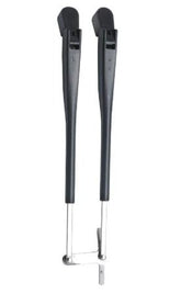 VETUS Black parallel arm set, L= 386 - 471 mm, complete (for VETUS type RWS wiper motors) RWADX