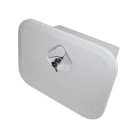 Hatch -Dlx Box & Lock 375x270 Wht