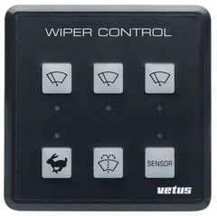 VETUS Windscreen wiper control panel for up to 3 wipers, 12 / 24 V, incl. control panel RWPANEL2