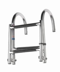 VETUS Folding stainless steel (AISI 316) boarding ladder, deck mounted, 3 steps, unfolded length 685 mm SLFB3A