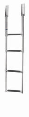 VETUS Telescopic stainless steel (AISI 316) boarding ladder with 4 steps, extended length 1165 mm SLT4A