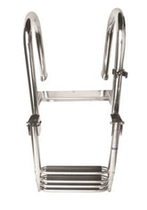 VETUS Telescopic stainless steel (AISI 316) boarding ladder with 4 steps, extended length 1600 mm SLT4DA