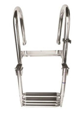 VETUS Telescopic stainless steel (AISI 316) boarding ladder with 4 steps, extended length 1600 mm SLT4DA