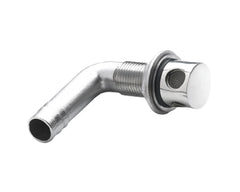 VETUS Air-vent nipple, stainless steel (AISI 316), for hose Ø 16 mm, angled ST04HS