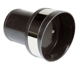 VETUS Synthetic transom exhaust connection with check valve, TC090, Ø 90 mm TC090