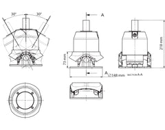 Tilt Mount Kit X72 suits Front Mount