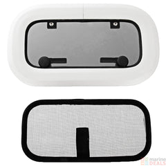 Vetus Maxwell Low Profile PA Series Aluminium Porthole 297mm X 162mm