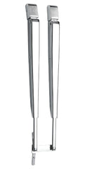 Vetus Parallel wiper arm set, stainless steel, L= 386 - 471 mm, complete Marine Part SSADX