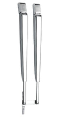 Vetus Parallel wiper arm set, stainless steel, L= 386 - 471 mm, complete Marine Part SSADX
