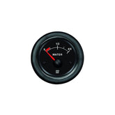 VETUS Water level indicator, black, 12 / 24 V, cut-out size Ø 52 mm (excl. sensor) WATERB
