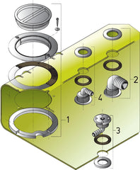 VETUS Installation kit for drinking water tanks WTKIT