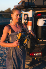 Small Quick Dry Extra Soft Camp Towel in Bag 90x42cm