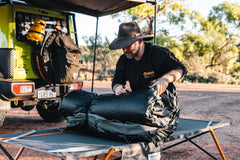 Jumbo Easy Up Stretcher Bed 218x90x42cm