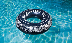 Extra Large Inflatable Tyre Swim Ring 90cm