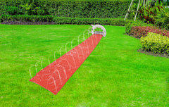 Shark Waterslide 5m, Sprays Water, Connects to Hose 500x155x78cm - Ages 3+