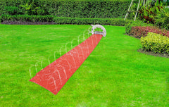Shark Waterslide 5m, Sprays Water, Connects to Hose 500x155x78cm - Ages 3+