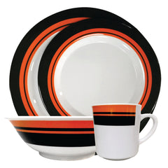 16 Piece BPA Free Melamine Dinner Set