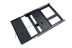 Wildtrak™ Car Fridge/Freezer Slide, Powder Coated, High Strength Bearing Drawer extends 100% from Base, 2 Straps included, Max Weight 125kg